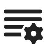 Text Change Settings SVG Icon